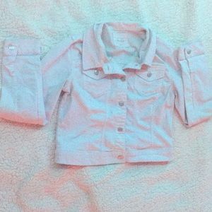WHITE JEAN JACKET!! From (wax jeans)